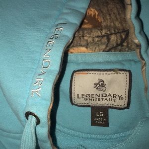 Turquoise Legendary Whitetails Hoodie